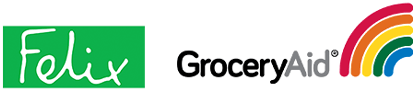 Felix and GroceryAid logos