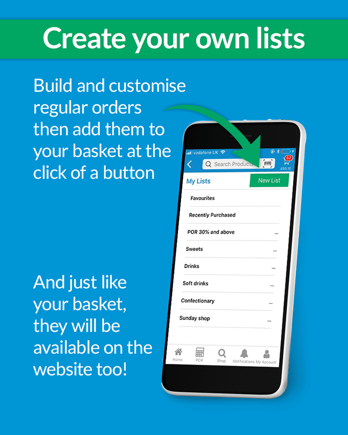 Create your own lists