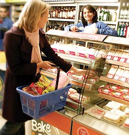 Woman shopping at best-one store