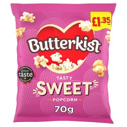Butterkist Sweet Popcorn 70g, £1.35 PMP