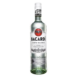 BACARDÍ Carta Blanca Superior White Rum, 70cl