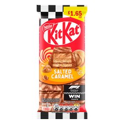 KitKat F1 Salted Caramel Chocolate Sharing Bar 99g PMP £1.65