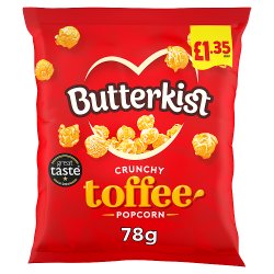 Butterkist Crunchy Toffee Popcorn 78g, £1.35 PMP
