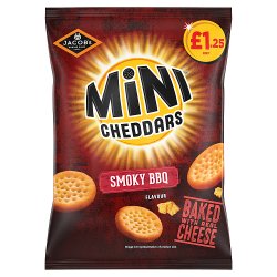 Jacob's Mini Cheddars Smoky BBQ 90g
