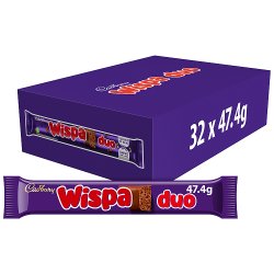 Cadbury Wispa Duo Chocolate Bar 47.4g