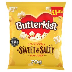 Butterkist Sweet & Salty Popcorn 70g, £1.35 PMP
