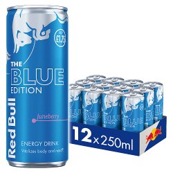 Red Bull Blue Edition Juneberry Energy Drink 250ml 12 Pack PM £1.75