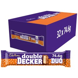 Cadbury Double Decker Duo Chocolate Bar 74.6g