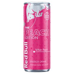 Red Bull Peach Edition White Peach Energy Drink 250ml PM £1.75