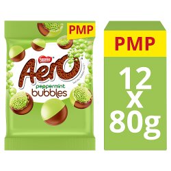 Aero Bubbles Peppermint Milk Chocolate Sharing Bag 80g PMP £1.65