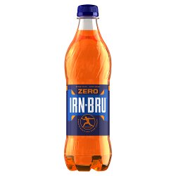 IRN-BRU ZERO Sugar Soft Drink Bottle PMP £1.29 Bottle 500ml
