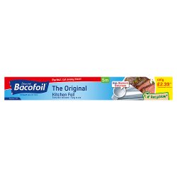 Bacofoil The Original Kitchen Foil with Easy-Cut System 5m x 30cm £2.39