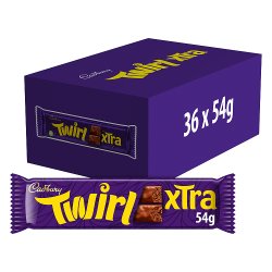 Cadbury Twirl Xtra Duo Chocolate Bar 54 g
