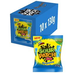 Sour Patch Kids Blue Raspberry Sweets Bag £1.50 PMP 130g