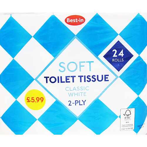 B/In Soft Toilet Tissue £5.99
